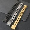 25MM Thick Snake Cuban Link Bracelet for Men Heavy Duty Stainless Steel Hip Hop Chain Bracelet Man 9.06" Biker Punk Jewelry Gifts