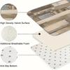Wood Grain Doormat Insulating, Warm, Non-Slip Entrance Hallway Mat Kitchen & Laundry Room Rug Home Decor