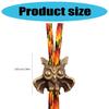 Light Weight Owl Shape Parachute Cord Beads Lanyard Beads Fashion Charm Beads for DIY Lanyard, Keychains Pendants