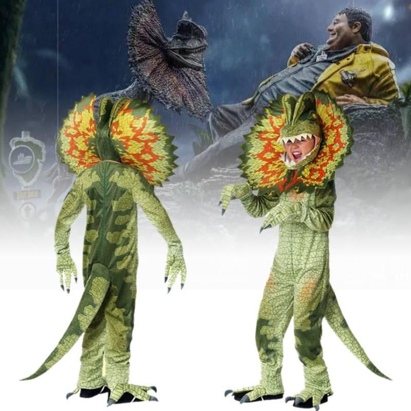 Playing Role Dinosaur Costume Dilophosaurus Children Clothes Set