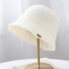 Solid color exquisite feeling women's bucket hat retro trend basin hat new simple personality temperament texture bucket hat