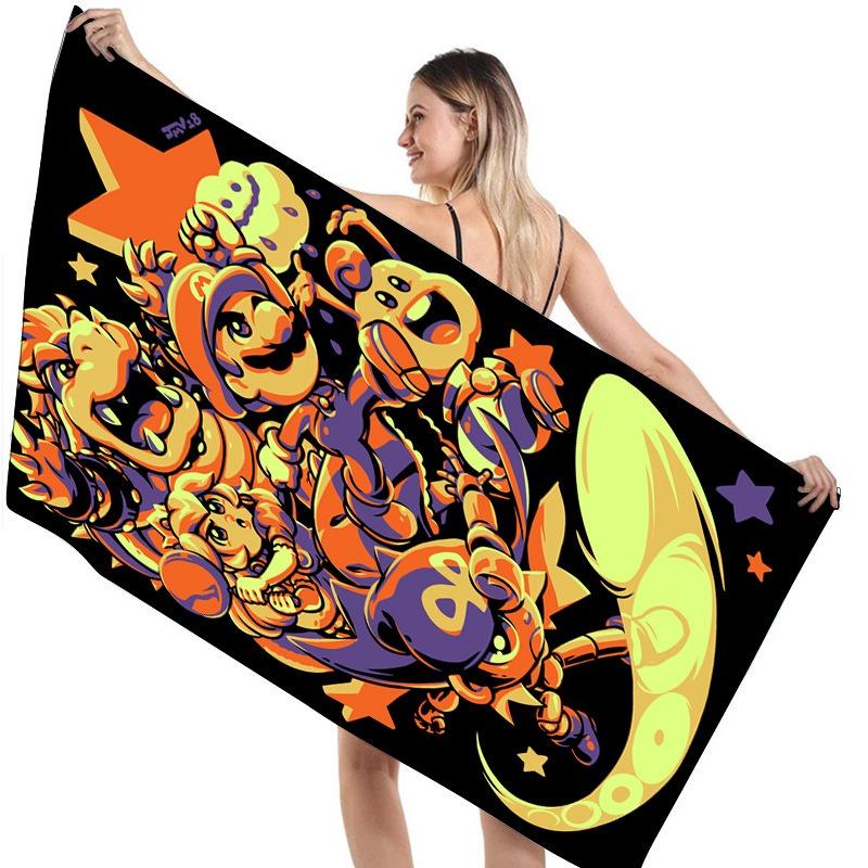 Children's Mario Beach Towel Super Soft And Absorbent!