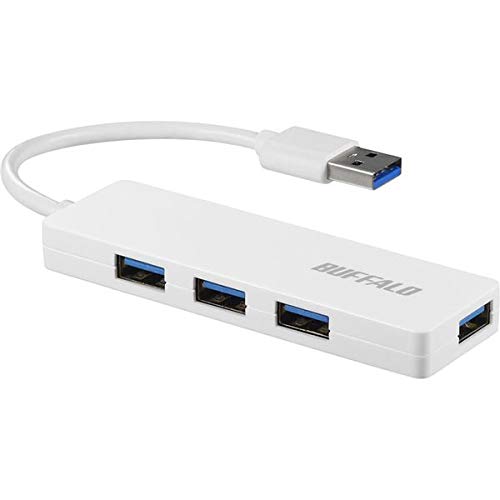 

Buffalo Compatible USB Hub A Male USB A Female x BSH4U120U3WH USB3.0 [USB - 4] (White)