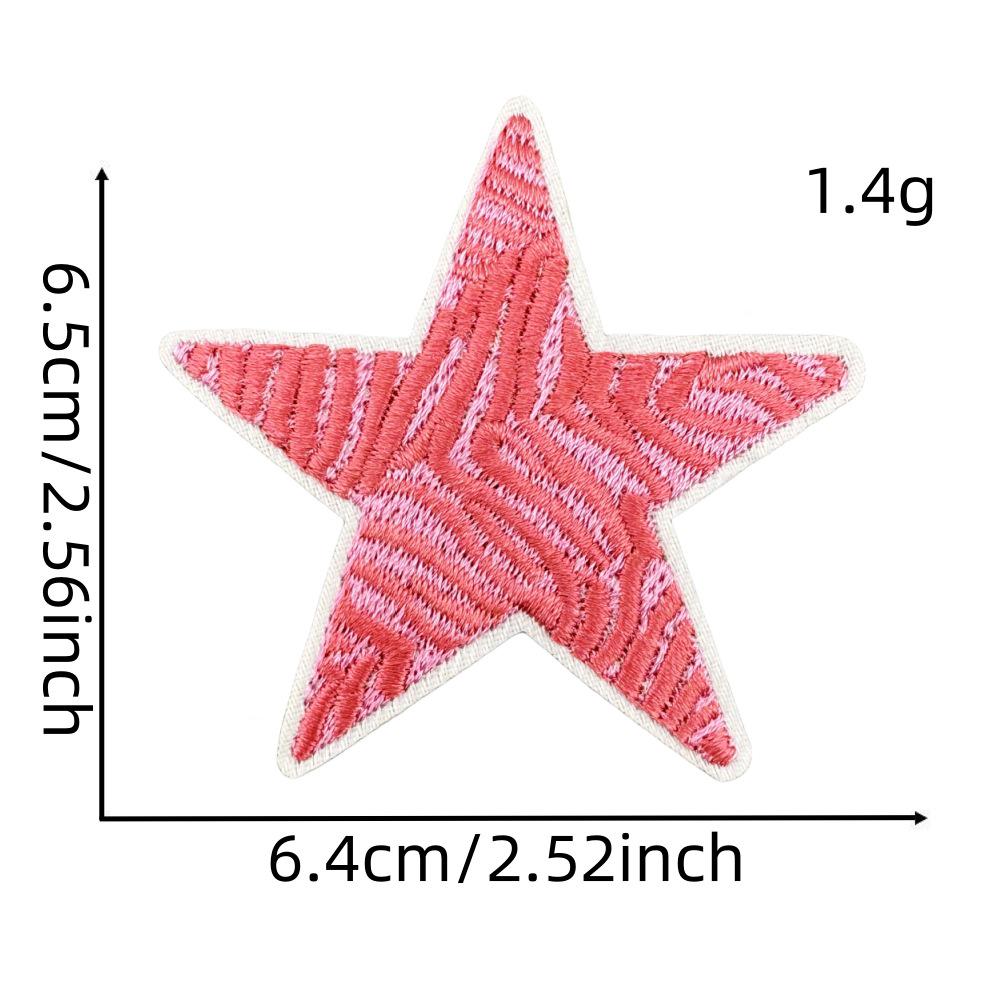 Rosa Cartoon Gestickter Stoffaufnäher für Hüte, Kleidung und mehr