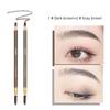 Novo Hard-Core Eyebrow Pencil for Women, Creates Natural-Looking Eyebrows with Distinct, Long-Lasting Lines, Waterproof and Sweat-Resistant,