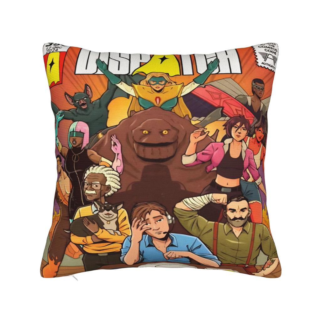 Federa Malefica Dispatch Poliestere Copricuscino Regalo Supereroe Gioco Custodia Cuscino Arredo Casa Quadrato 18'