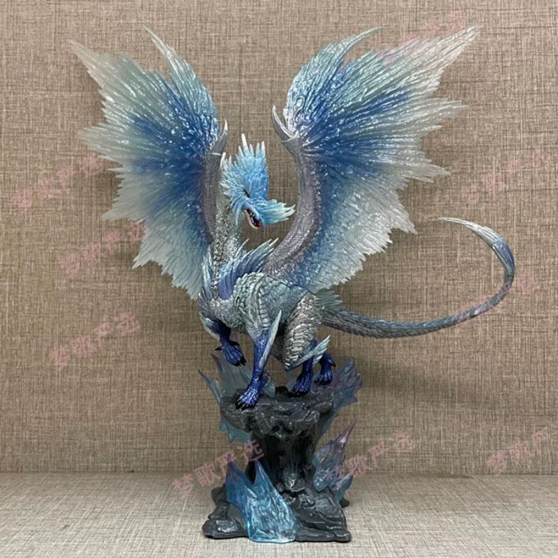 26cm Monster Hunter Velkhana Model Manga Action Figure GK Statue Ornament Anime Figurine Peripheral Figuras Toys Gift