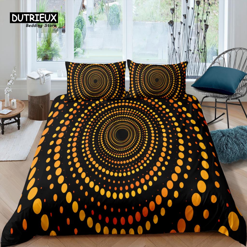 Home Living Luxury 3D Color Stripes Bedding Set Duvet Cover Pillowcase Kids Bedding Set Queen and King EU/US/AU/UK Size