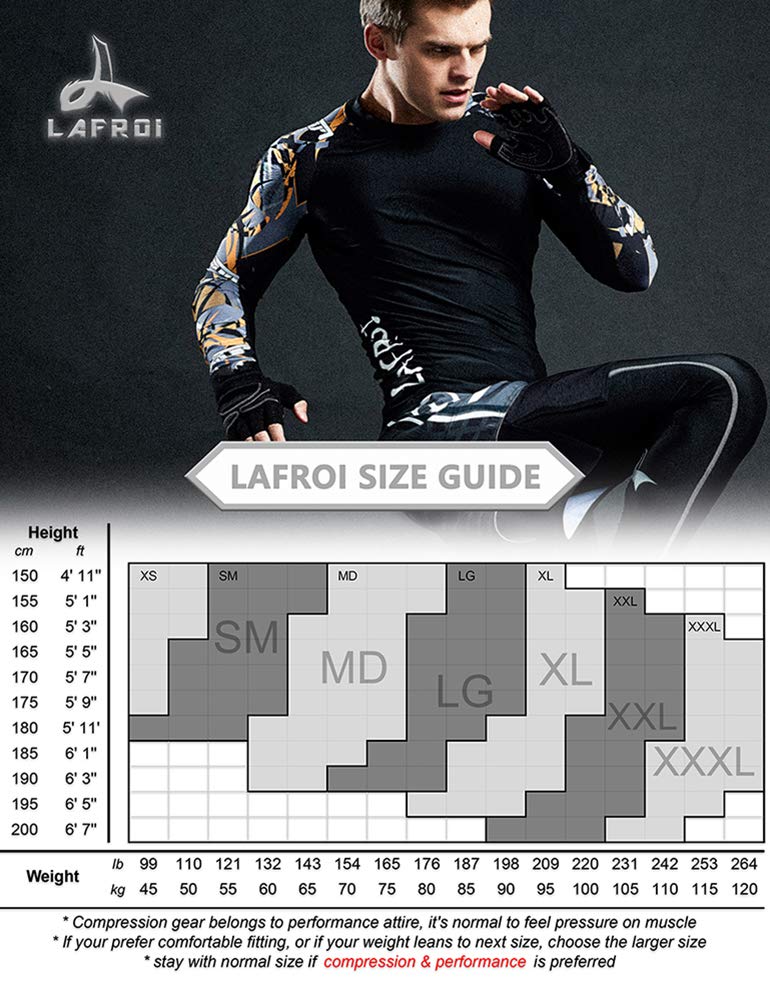 Compression Leggings Tights Cool Quick Dry UV High YSK10 Dragon Size XL [LAFROI] 3/4 [UPF50+ Protection, Sweat-wicking, Cooling, Elasticity] -