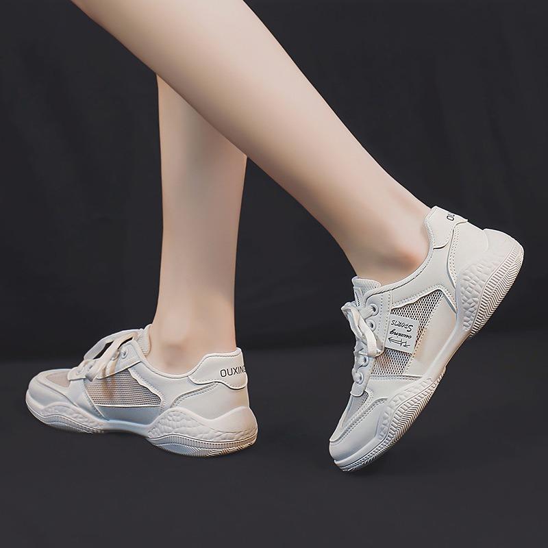 Summer hollow mesh shoes new low-top shoes breathable soft sole light white shoes wading shoes 1