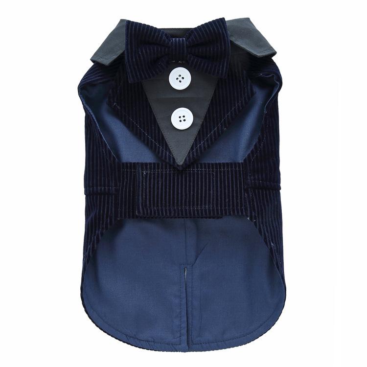 Sesja zdjęciowa Pies Smoking Mały Pies Garnitur Miękki Poliester Pasek Uroczy Zwierzę Ślubne Ubranka dla Szczeniaka Impreza Urodzinowa Prezent