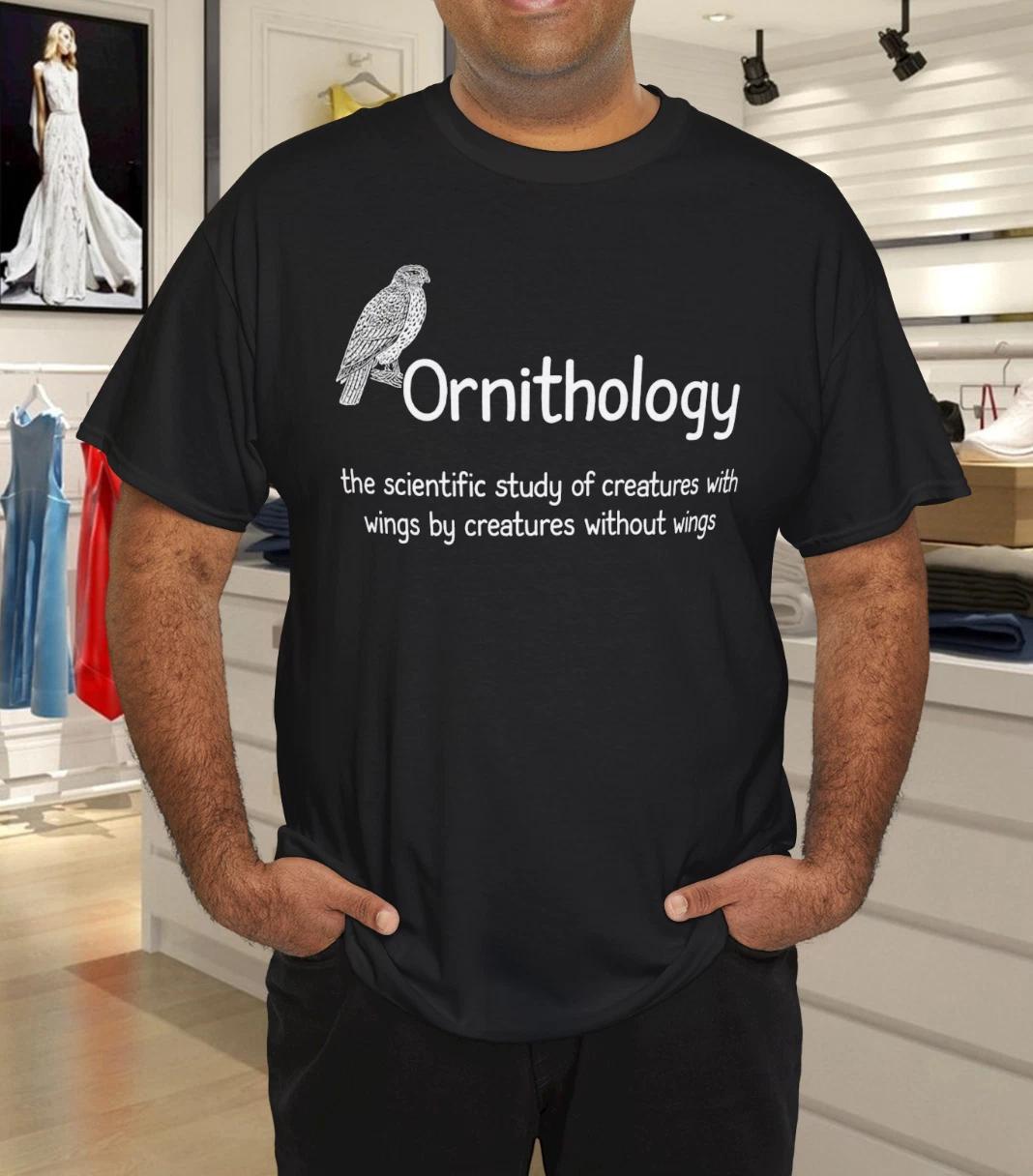 Hawk Ornithology Birdwatching Funny Novelty Birding Design T-Shirt 4XL