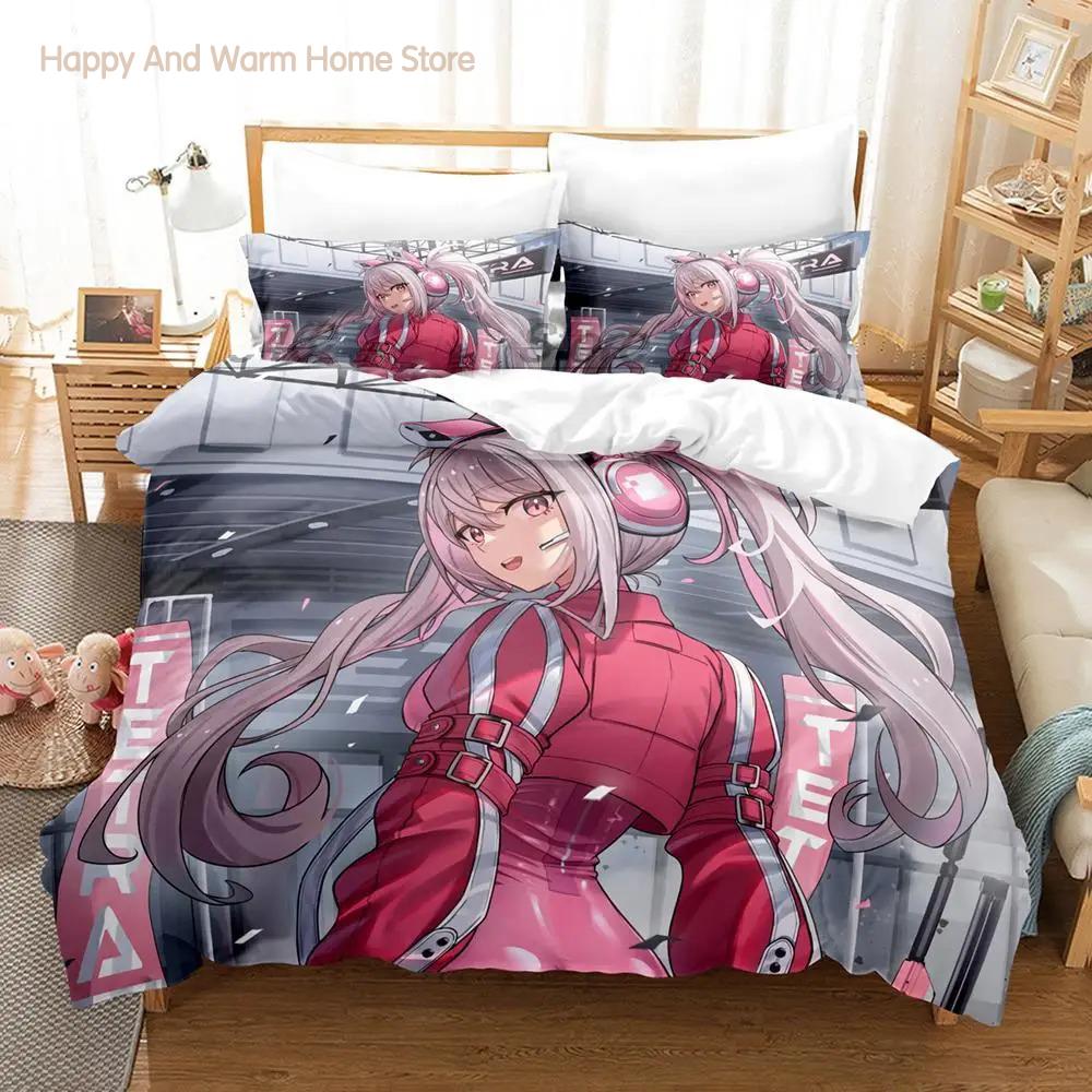 

Nikke Bedding Set Single Twin Full Queen King Size Bed Set Aldult Boys Bedroom Duvetcover Sets 3D Print Anime Bed Sheet Set EU Single(135*200cm)3pcs