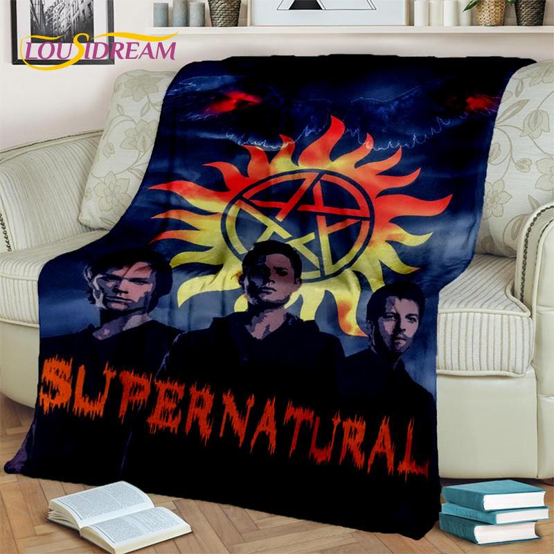 Supernatural Series 3D Blanket,Flannel Throw Blanket for Home Bedroom Bed Sofa Living Room Picnic Office Hiking Leisure Nap Gift