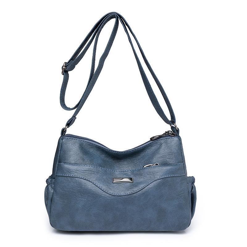 Crossbody Bag Soft Leather Large Capacity Middle-aged And Elderly Women's Bag