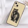 Cartoon Grizzly Bear Shockproof Case For IPhone 18 17 15 16 Pro Max 11 14 Plus 12 13 Mini 16e 17 Air Phone Cover