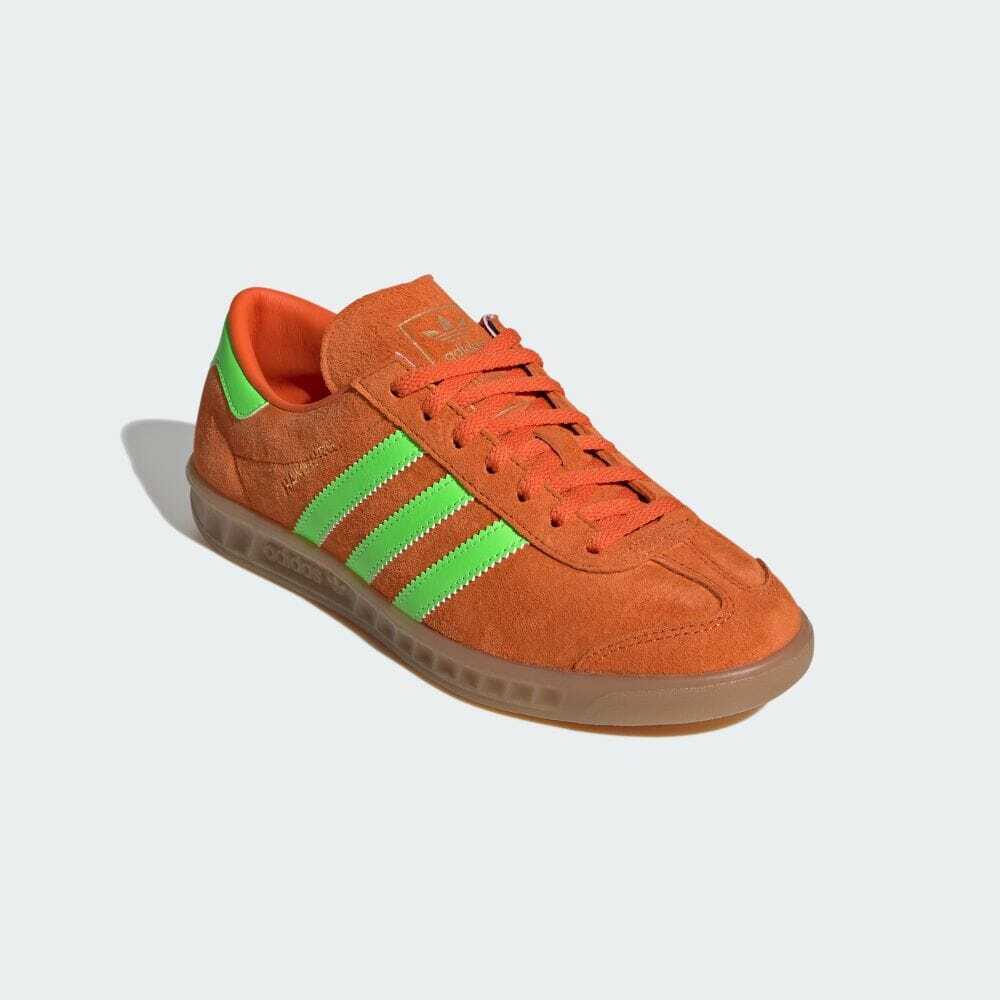 IH5460 adidas Originals Hamburg Оранжевый Солнечно-Зеленый Резина (Женский) 8W