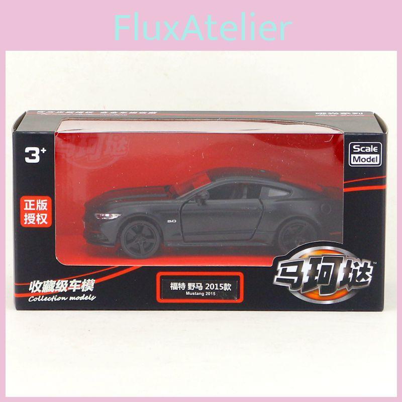 Alloy Car Model For Ford Mustang With Inertia Control And Open Window Display Box