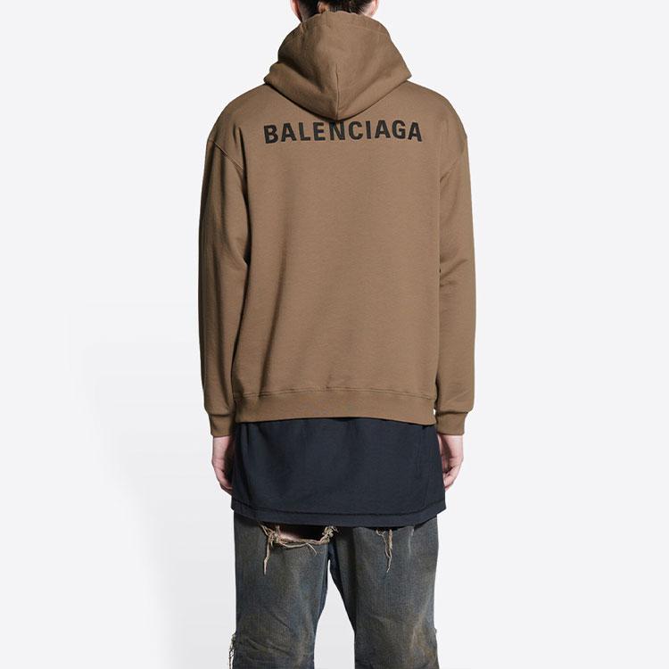Balenciaga Back Logo Regular Fit Hoodie 600583TMVF57761