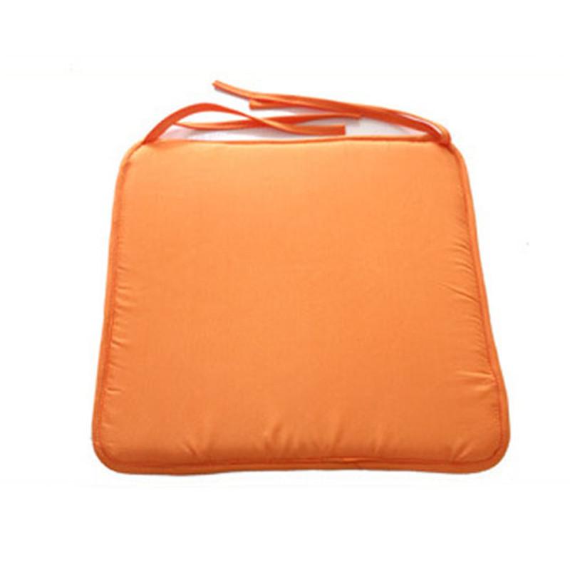 Univesal Candy Color Chair Cushion Soft Non-Slip Seat Cushion Back Pad Can Be Fixed On Chair Home Daily Decor Acces