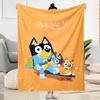 Bluey Friends Adventure Blanket Soft & Cozy Suitable for Chair Picnics Bedding All-Season Use Modern Ideal Gift for Friends Family Couples Picnic