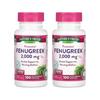 Fenugreek Nature's Root Fenugreek Seeds 2000mg 100 Capsules 2 pcs Fenugreek