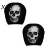 Headrest Protector Ghost Face Car Covers, Scary Seat Easy Install Cover Protector, Universal Stretchy Accessory for Most Cars