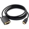 Hdmi-Compatible To Vga Adapter Connecto Line Converter Cable 1.8M Fhd 1920*1080P For Desktop Laptop Pc Tv Monitor Projector