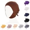 Multicolor Elastic Milk Silk Snood Hat - Adjustable Hair-Hiding Headscarf
