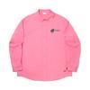 Li Ning X Takashiya Collaboration Sports Casual Simple Polo Print Loose Long Sleeve Shirt Unisex Shirts Morning-Light-Pink ASHV197-2