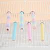 Comfortable Grip Parrot Standing Perch Cotton Rope Colorful Bird Teeth Chew Pole Non-slip Wear-resistant Bird Grinding Stand