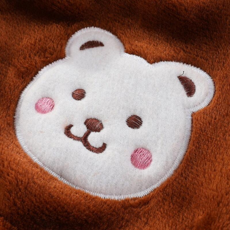 Pet Warm Fleece Clothes Four Legged Outfit for Dogs and Cats Winter Thickened Cozy Clothing with Leash Attachment Hoodless Cold Weather Protection