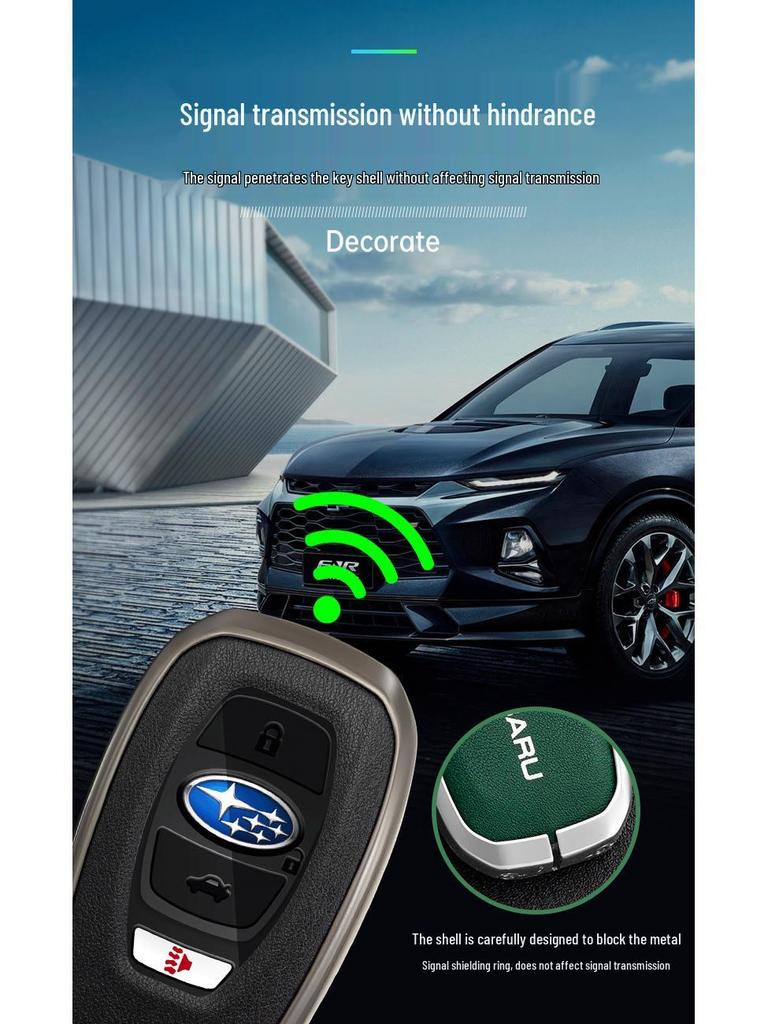 Hochwertiges Schlüsselgehäuse für Subaru: XV, Forester, BRZ, Outback, Legacy, Ascend