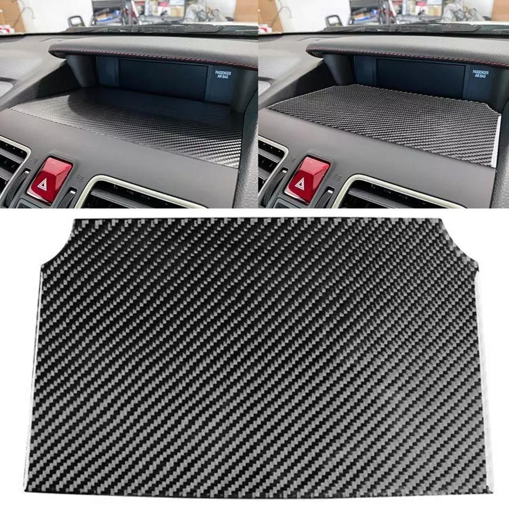 Car Interior Decoration Carbon Fiber Dash Panel Car Interior Trim Nice Textures Tape Attached Unique Decoration