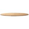 Vidaxl Tablero de Mesa, 140X60X2 Cm, Madera Maciza de Roble, Ovalado