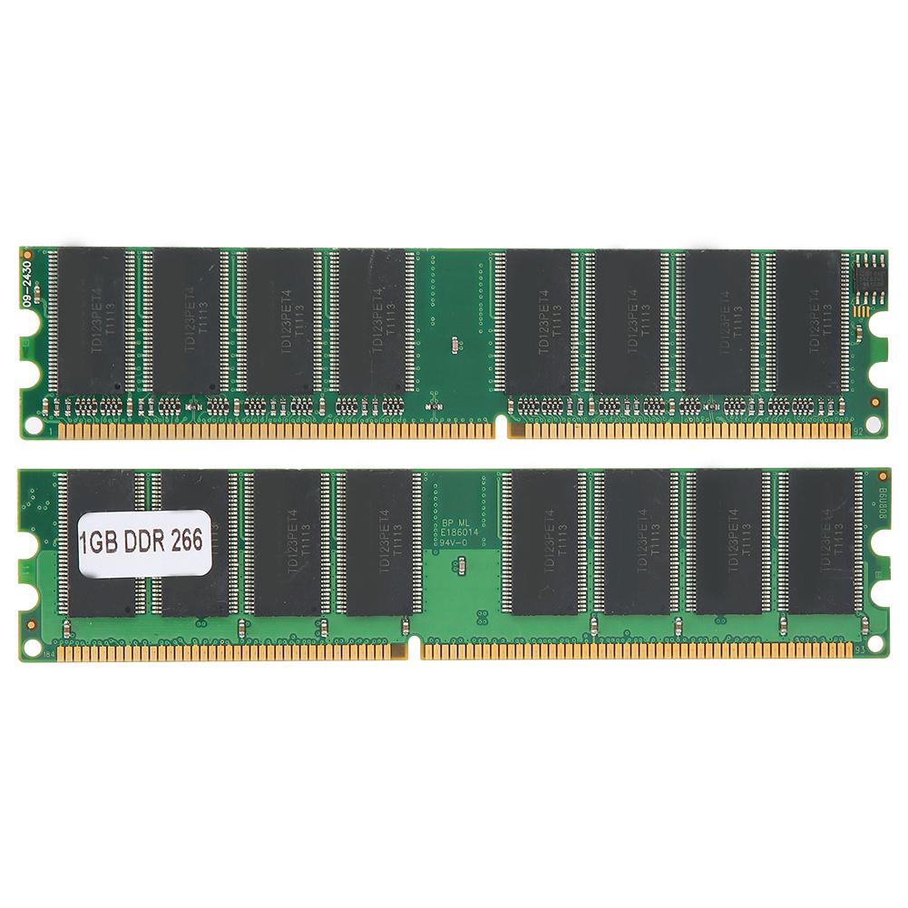 2 Pcs Módulo de Memória Computador Desktop Dupla Face 16 Grãos para AMD DDR 1GB 226 PC2100