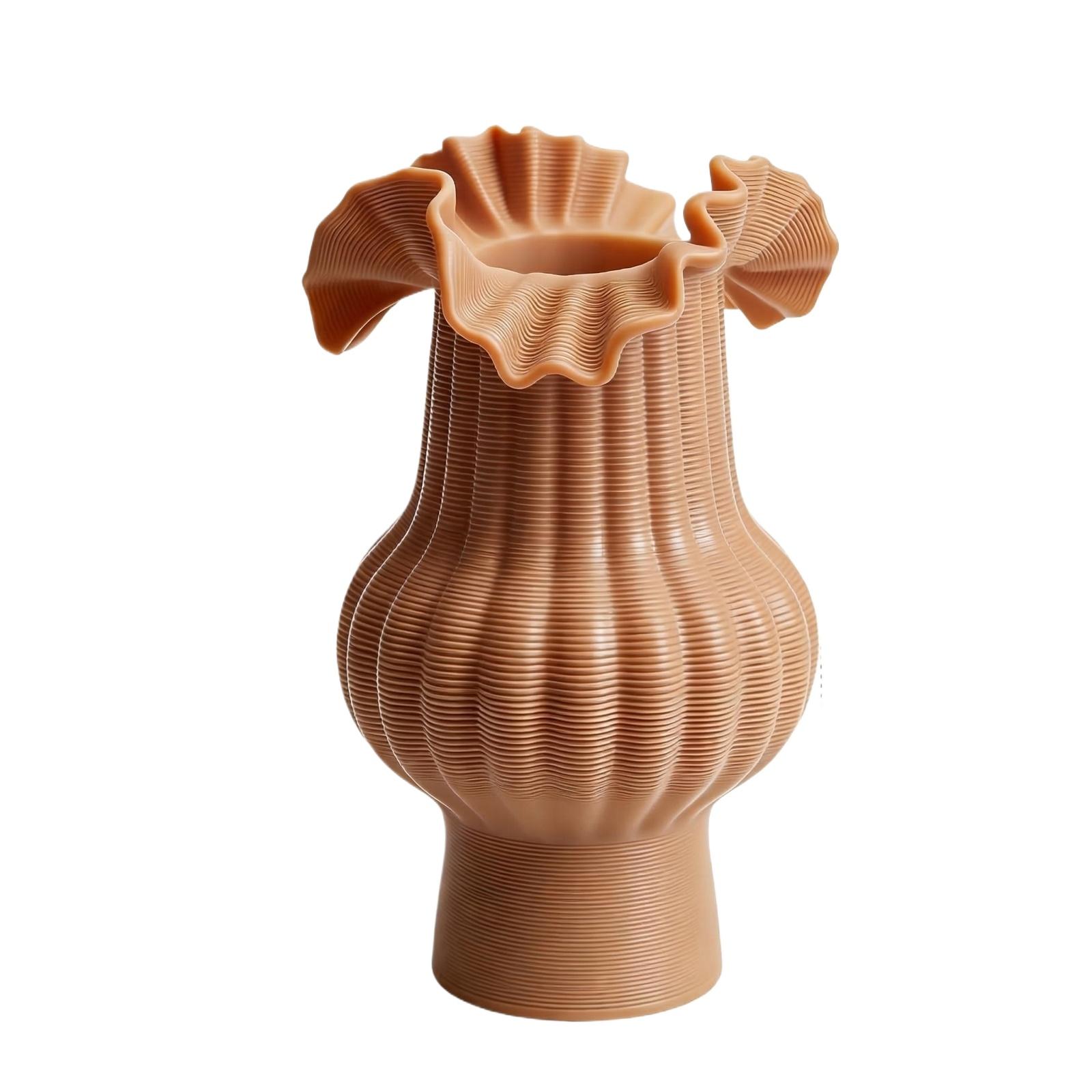 

Decorative Flower Vase Minimalist Home Tabletop Floral Container One Size