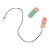 Heart Shaped Hearing Aid Clip Holder Portable Lovely BTE Hearing Aid Lanyard for Children Seniors
