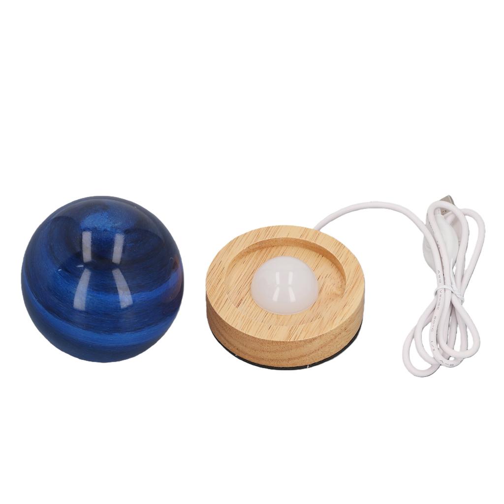 Planet Lamp 3 Color Temperatures Stepless Dimmable USB Glass Planet Night Light Romantic Decoration Star Sky