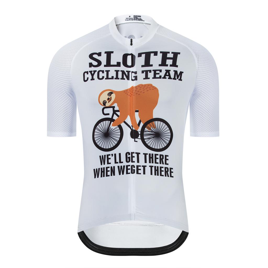 Tecknat mönster Sköldpaddstryck Cykeltröja Vuxen Herr Kortärmad Cykelkläder Lag Anpassningsbara Kläder