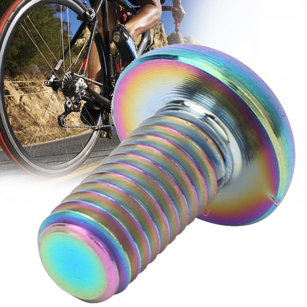 5pcs Celsius Pack Alloy M5*12 Water Bottle Cage M5*10 Disc Brake Screws(M5*10 Gold )
