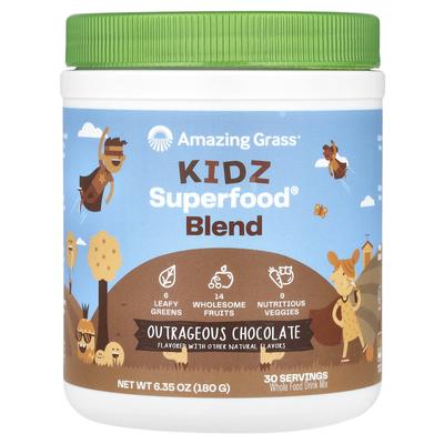 Superfood dla dzieci, bogaty smak czekolady, 6,35 uncji (180g)