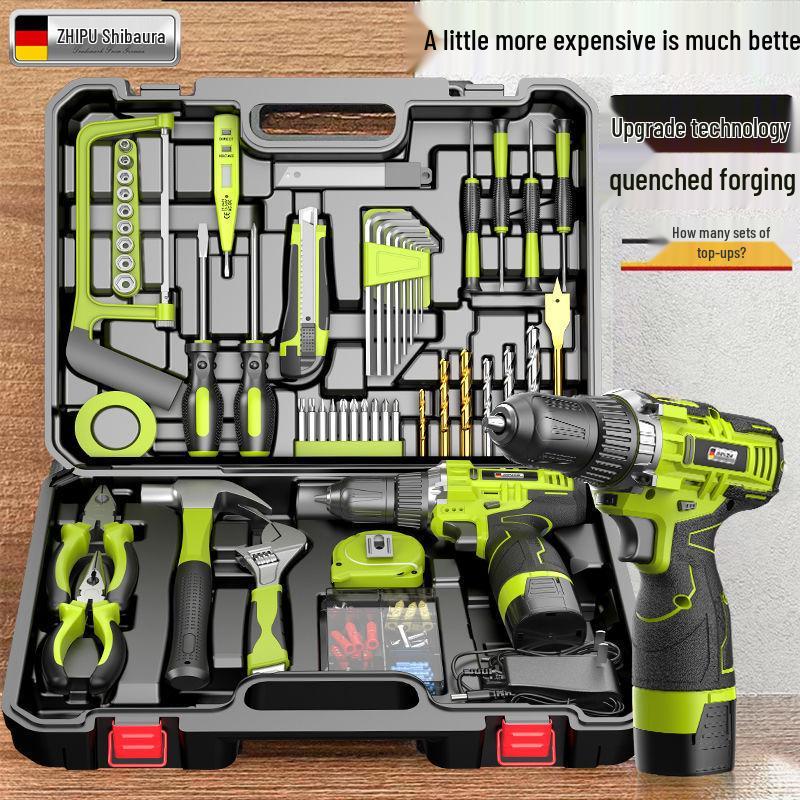 Shibaura Multifunctional Drill Set for Electricians and Woodworkers