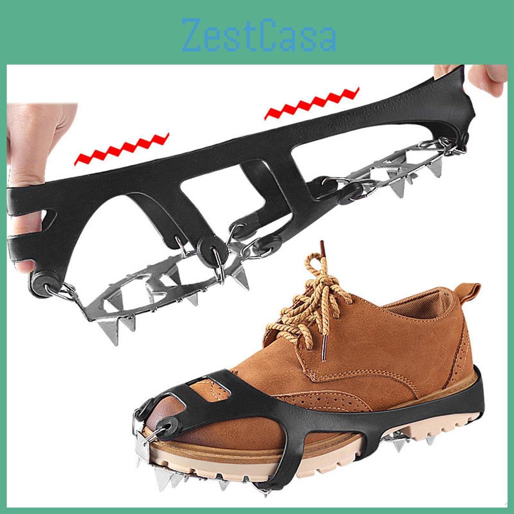 Shoe Traction Cleats Crampons Ice For Shoes Nonslip Snow And Crampons Mountaineering
