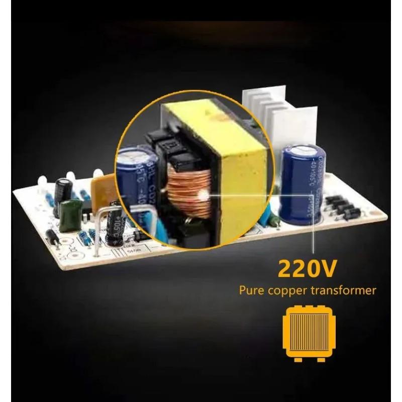 Chargeur de Batterie 12V 2A Chargeur de Batterie Voiture Moto Affichage LED Protection Multiple Réglage Courant Tension Réparation Pulsée