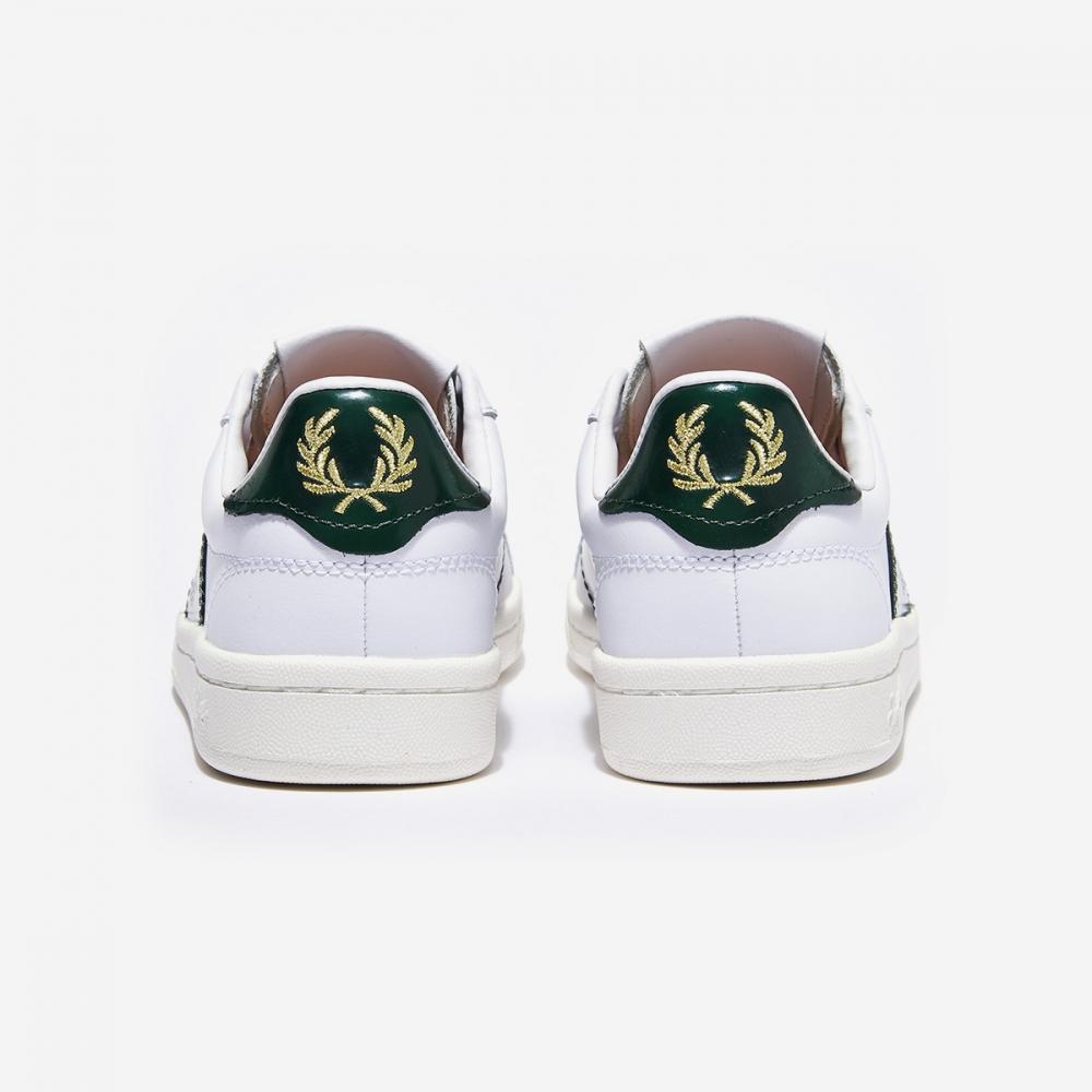 Fred Perry B721 Leather Branded  White 100  