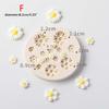 DIY Wax-Melt Moulds Heart Flower Bow-Shape Silicone Molds Chocolate Candy Gummy Molds for Party Cake Decorations Tool