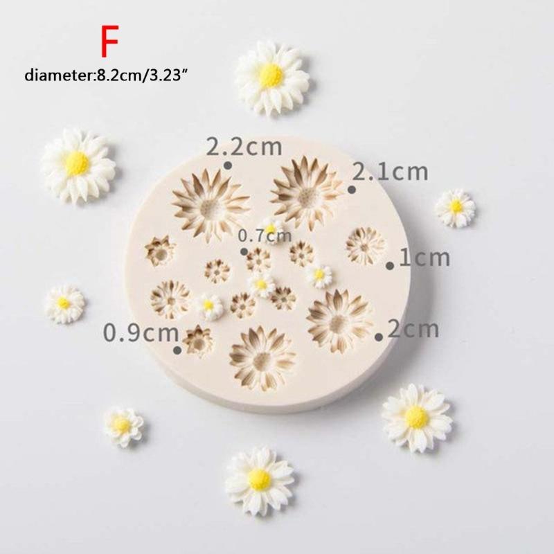 DIY Wax-Melt Moulds Heart Flower Bow-Shape Silicone Molds Chocolate Candy Gummy Molds for Party Cake Decorations Tool