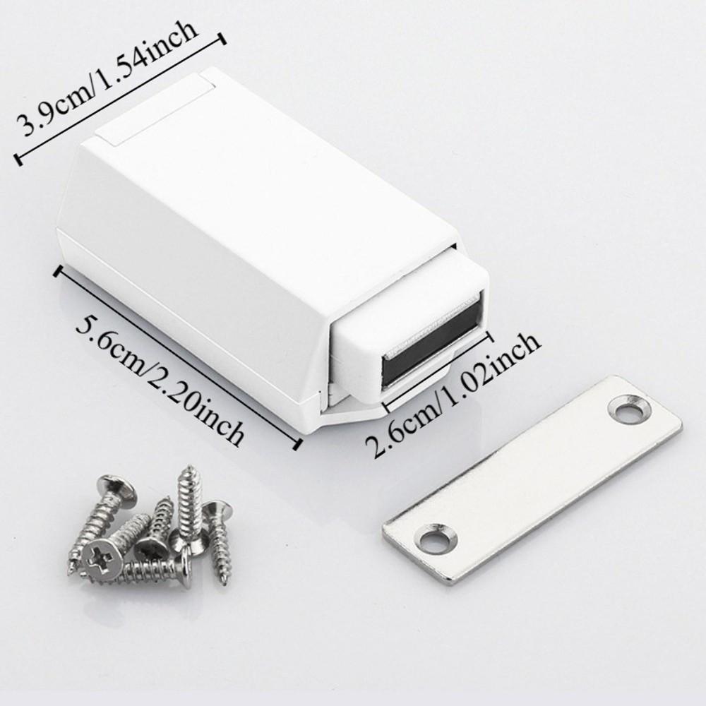 4pcs Push To Open Magnet Cabinet Catch Press Snap Cabinet Door Rebounder DIY Supplies