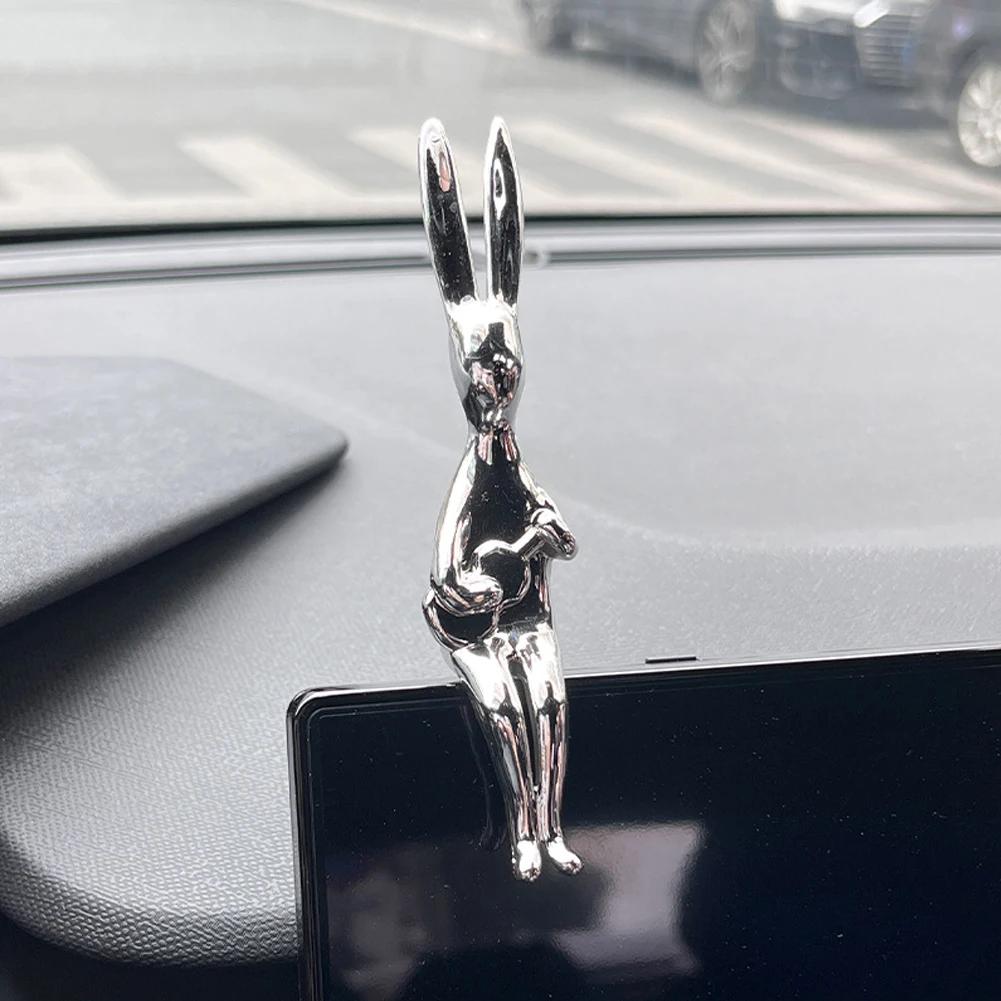 

Милые автомобильные мультяшные украшения в виде кроликов, украшение центральной консоли, украшение интерьера, персональное украшение, декор для комнаты, декор для обеденного стола, декор для стола